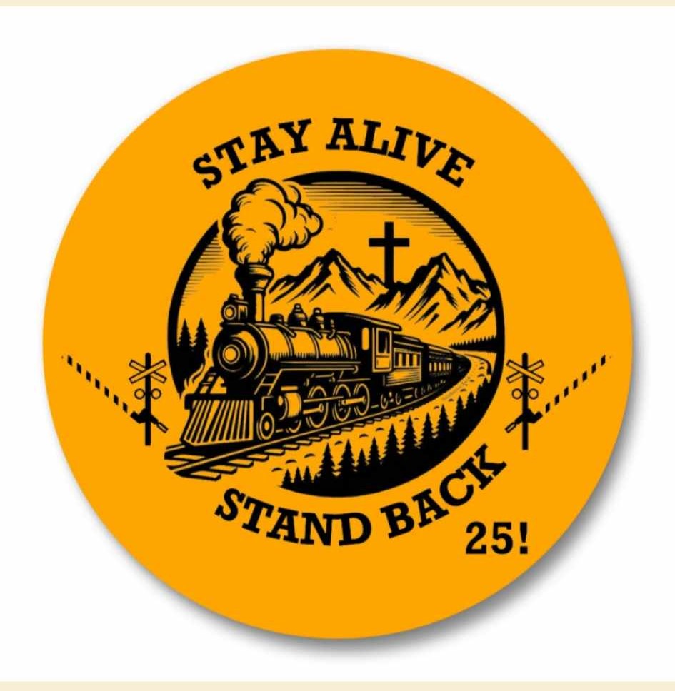 Stay Alive, Stand Back 25 Magnet