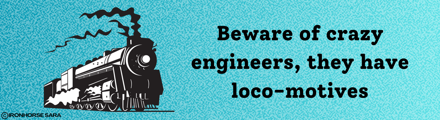 Beware of Crazy Engineers Bumper Sticker